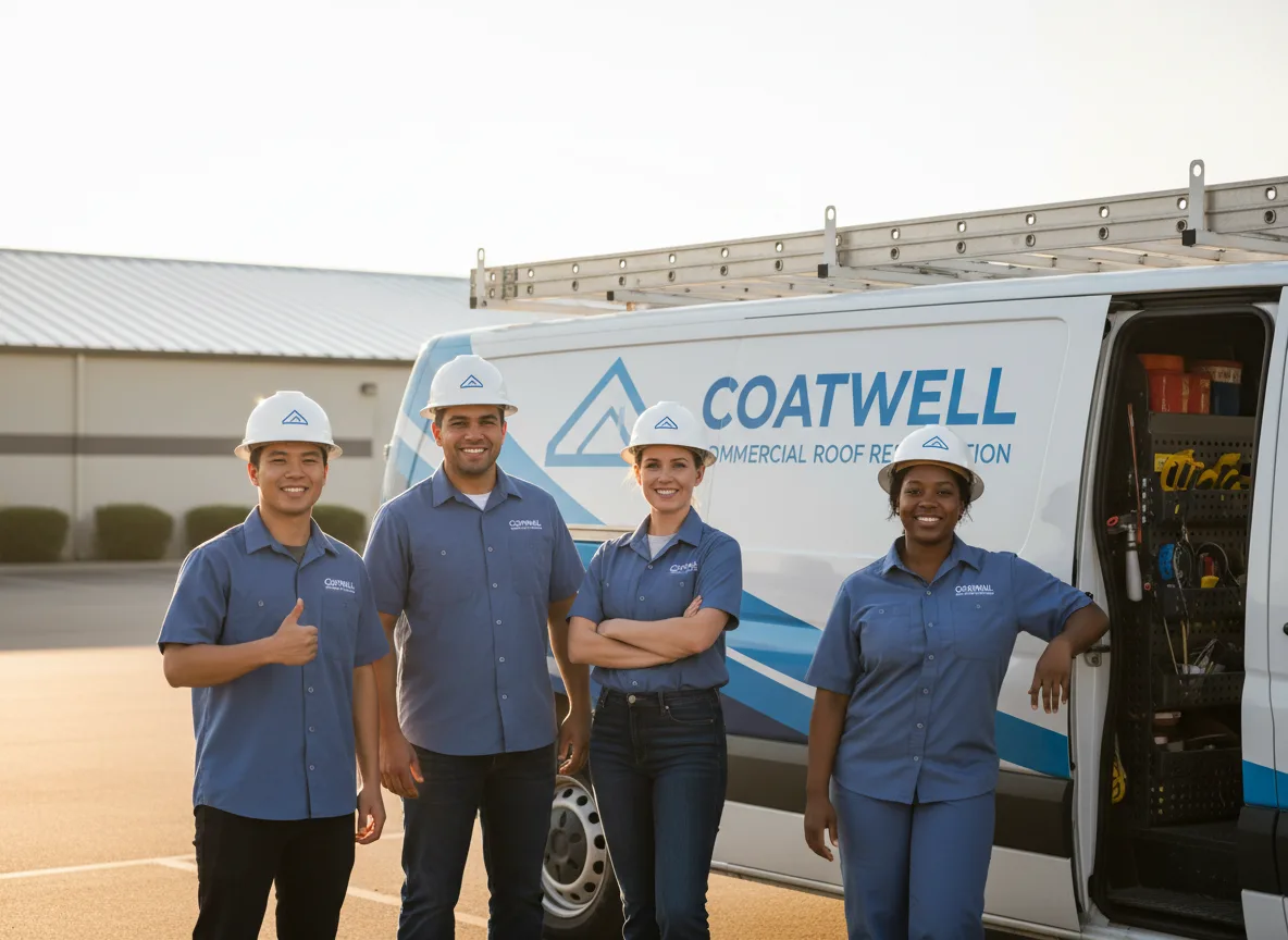 Commercial roof coating company in Chalk Hill, PA